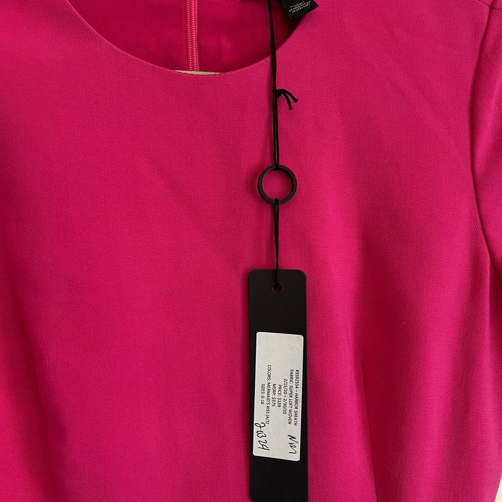Black Halo Harbor Side-Tie Sheath Dress New with tags size 2 - Picture 5 of 6